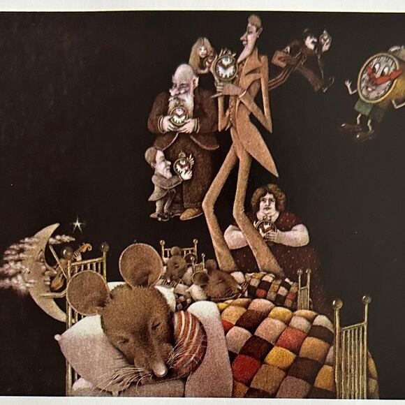 Ken Laidlaw, Three Mice Dream, Fantasy, Illustration Art Print ~ 250801-WH 595 G - Picture 1 of 2